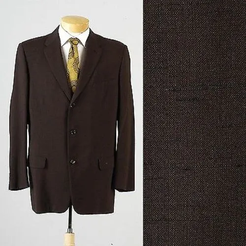 1950s Mens Brown Atomic Fleck Jacket