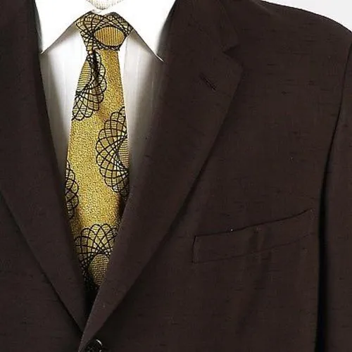 1950s Mens Brown Atomic Fleck Jacket