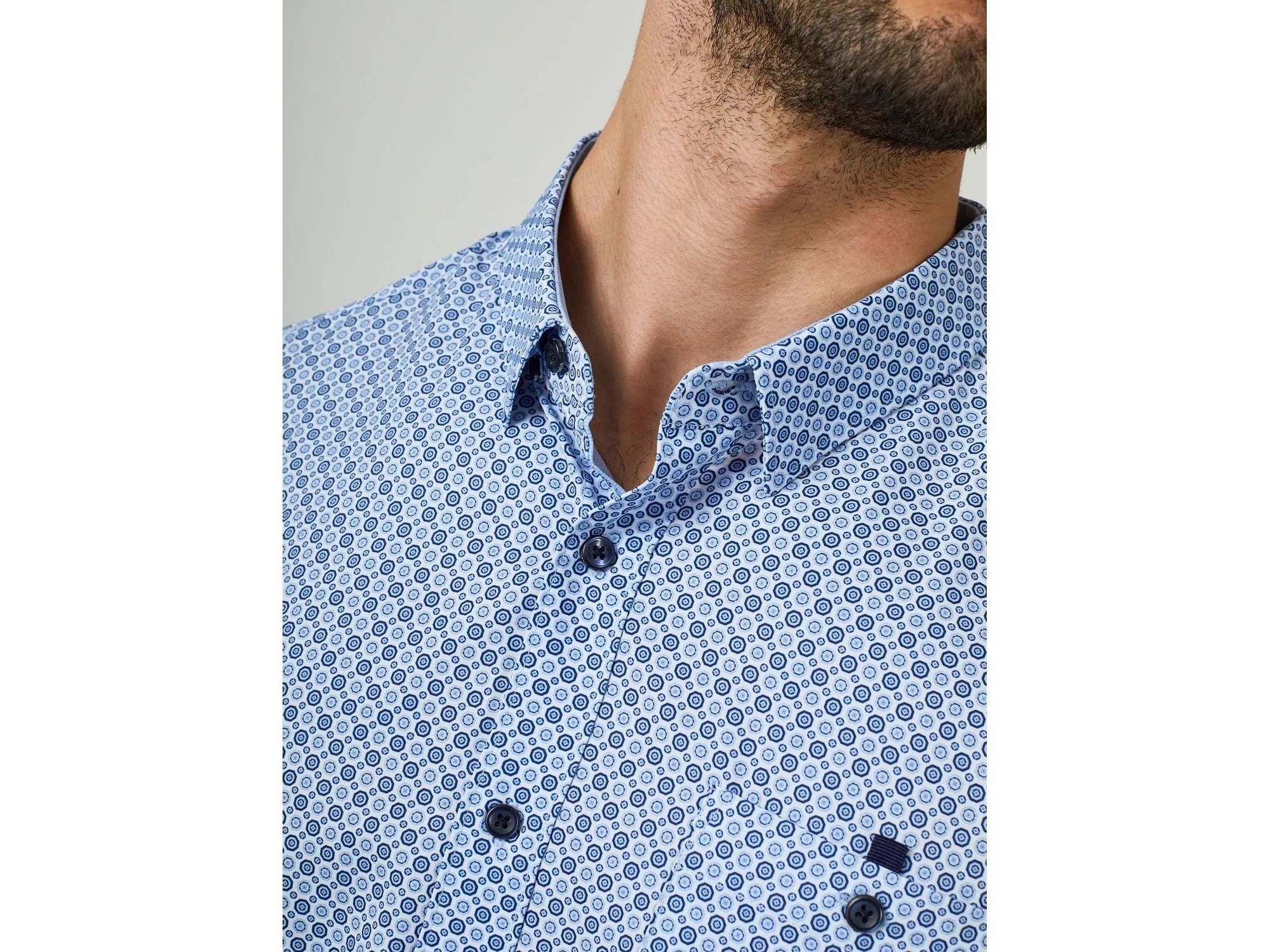 7 Diamonds faro Long Sleeve Shirt In White