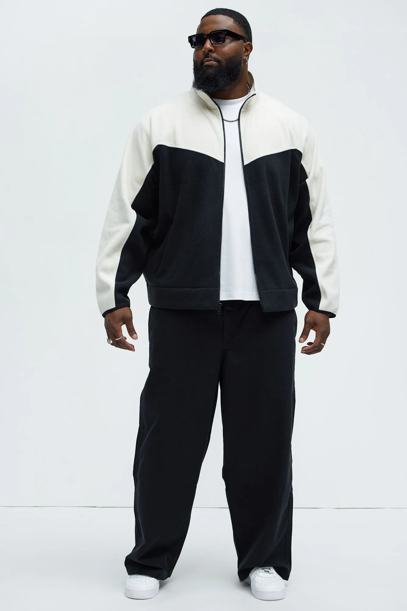 Barkley Belted Baggy Pants - Black