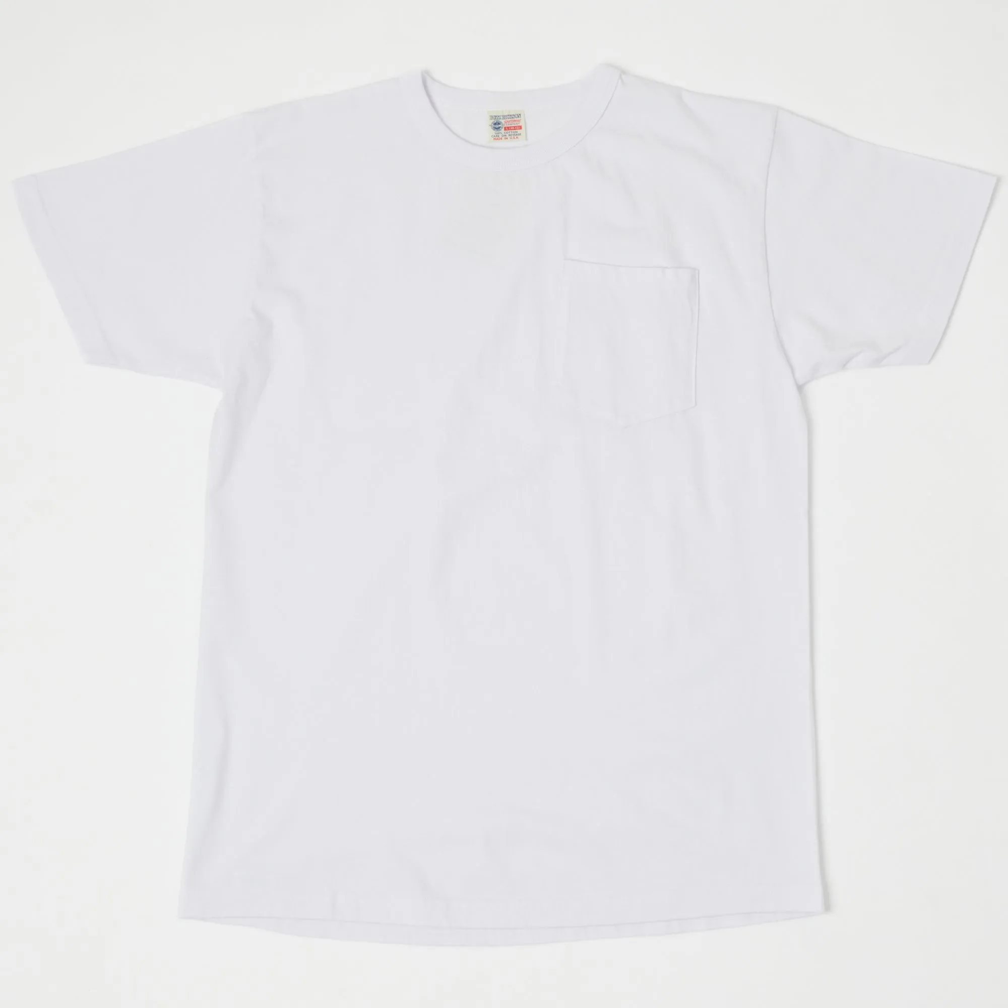 Buzz Rickson's Loopwheel Pocket Tee - White