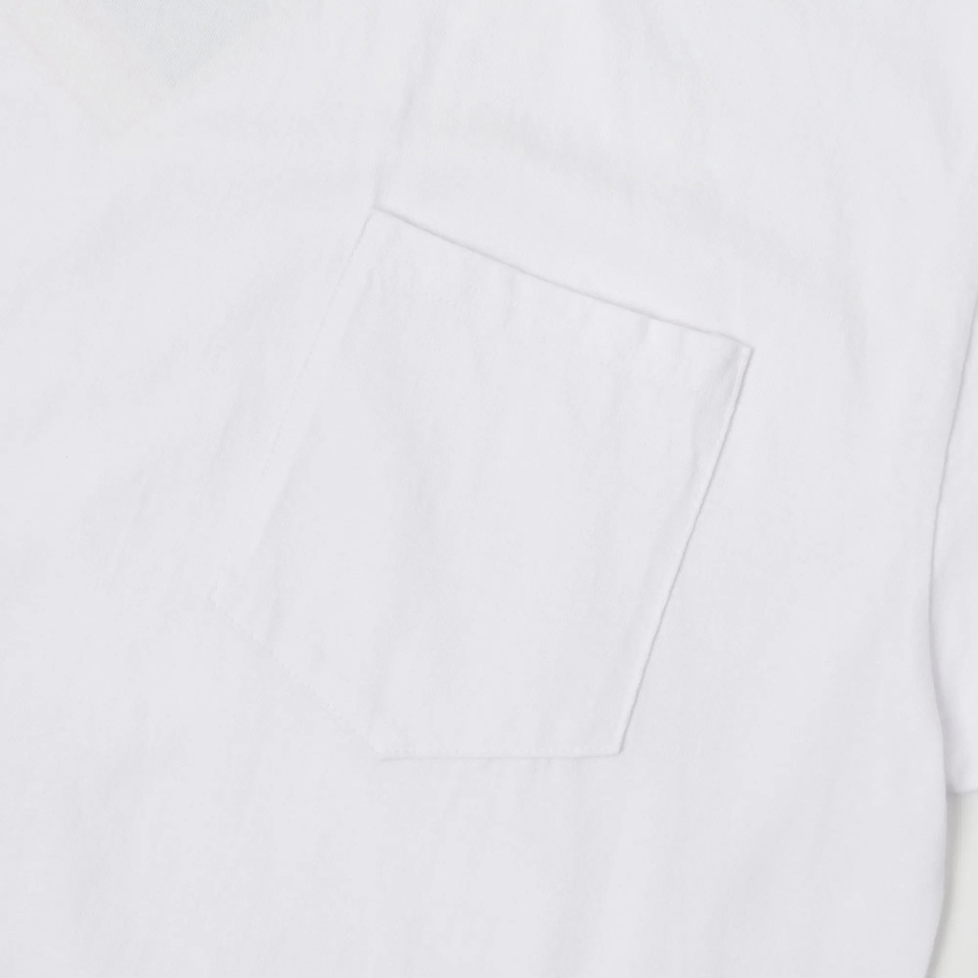 Buzz Rickson's Loopwheel Pocket Tee - White