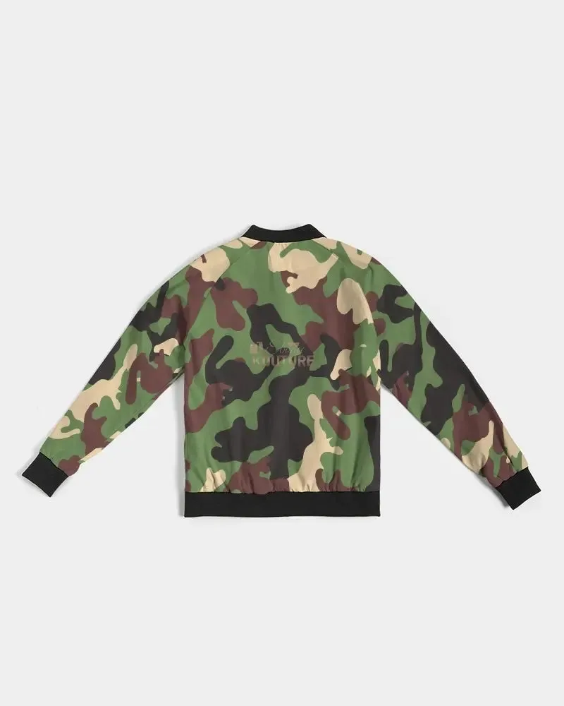 Camouflage Women's Bomber Jacket