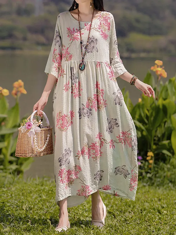 Casual Elegant Printed Dress