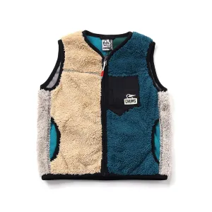 【創新低價】Chums Kid's Bonding Fleece No Collar Vest CH24-1050 FW23 背心抓毛 外套 童裝 K'S