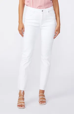 Cindy Grand Hem Jean White Noise