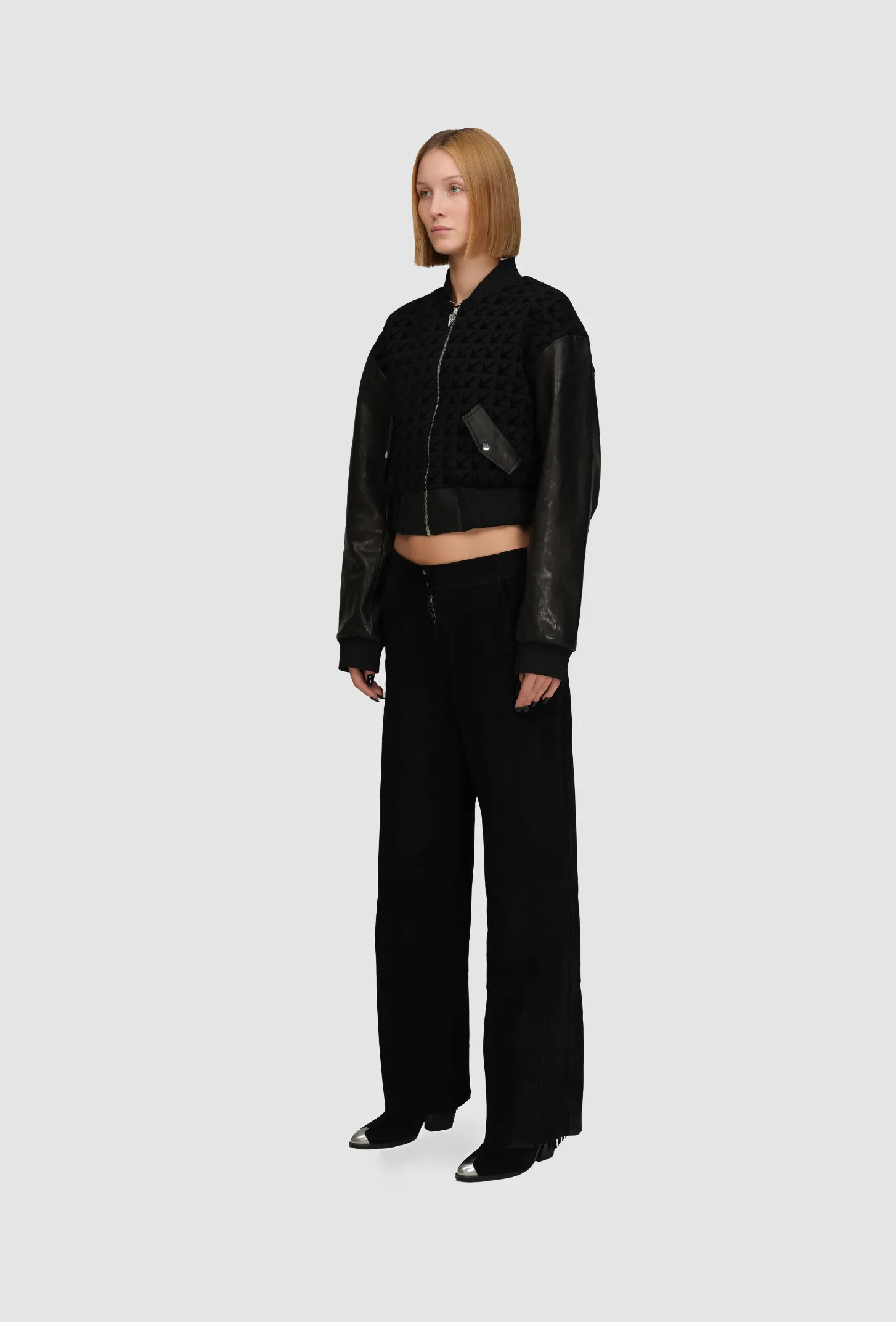 Claw Cropped Bomber
