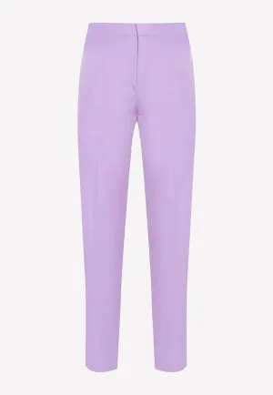 Cropped Slim Tailored Pants