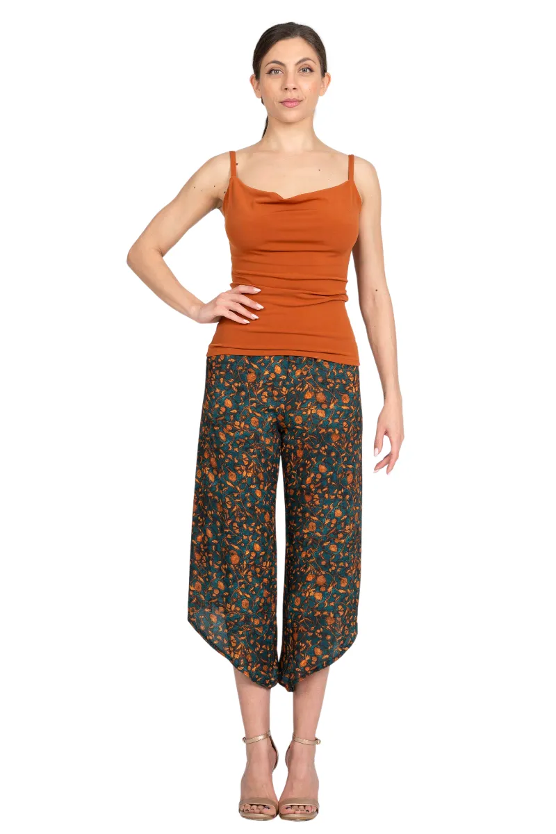 Draped Spaghetti Strap Tango Top