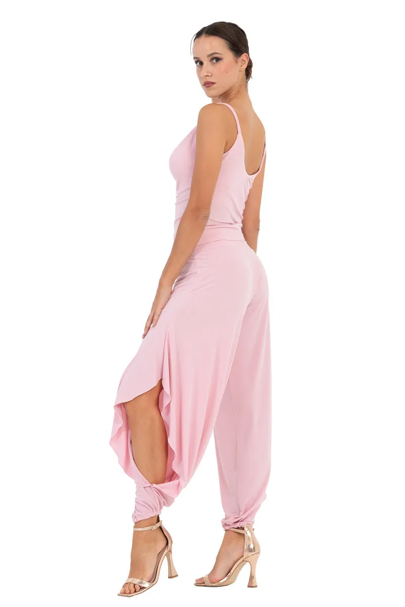Draped Spaghetti Strap Tango Top