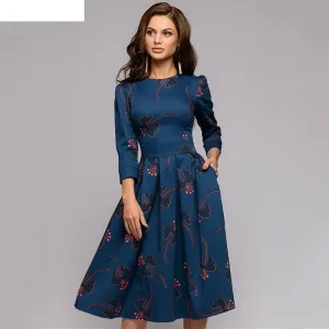 Elegant and Casual 3/4 Sleeve Dresses