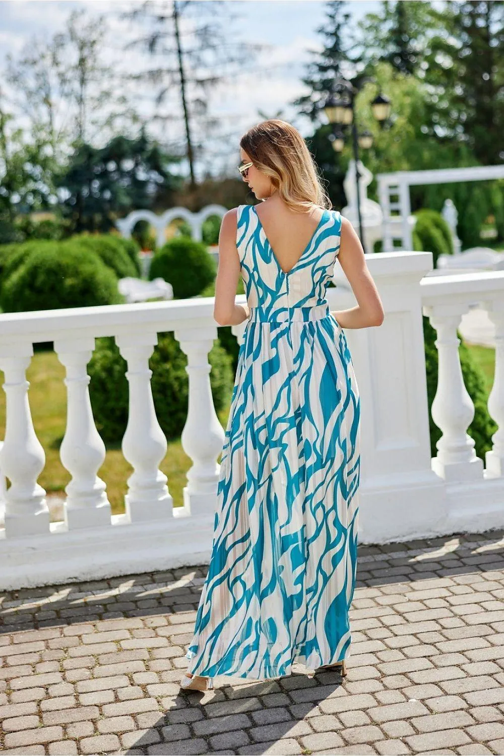 Elegant Chiffon Maxi Dress - Lorena Collection