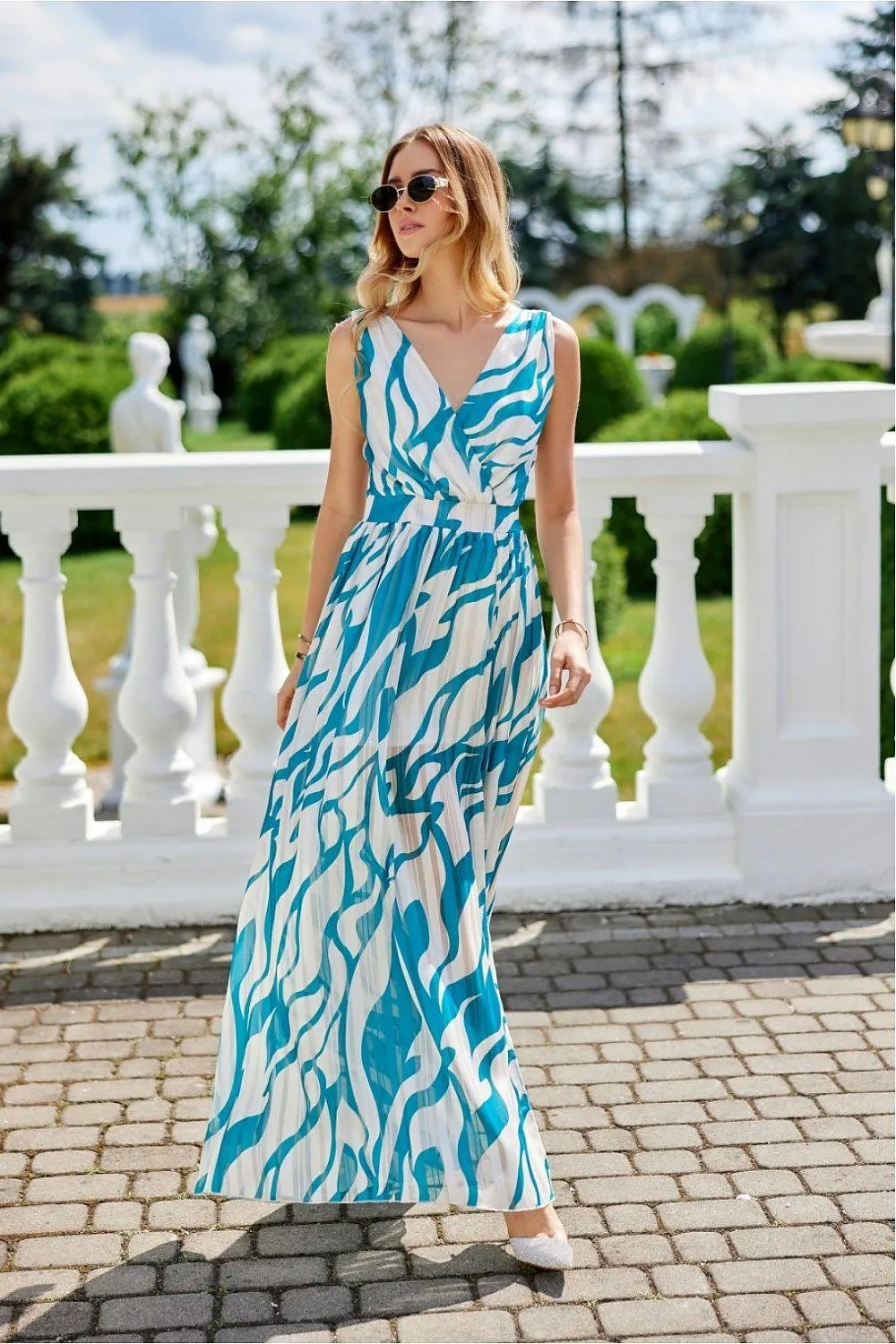 Elegant Chiffon Maxi Dress - Lorena Collection