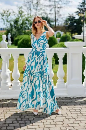 Elegant Chiffon Maxi Dress - Lorena Collection