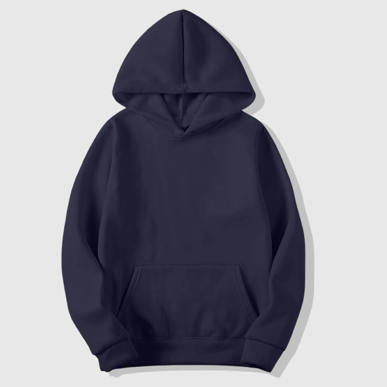 Fall Sweatshirts For Women Solid Color Comfy Fleece Hoodies Lightweight Casual Trendy Hooded Sweatshirt