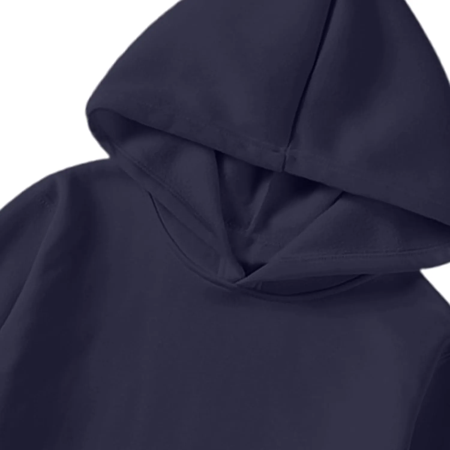Fall Sweatshirts For Women Solid Color Comfy Fleece Hoodies Lightweight Casual Trendy Hooded Sweatshirt