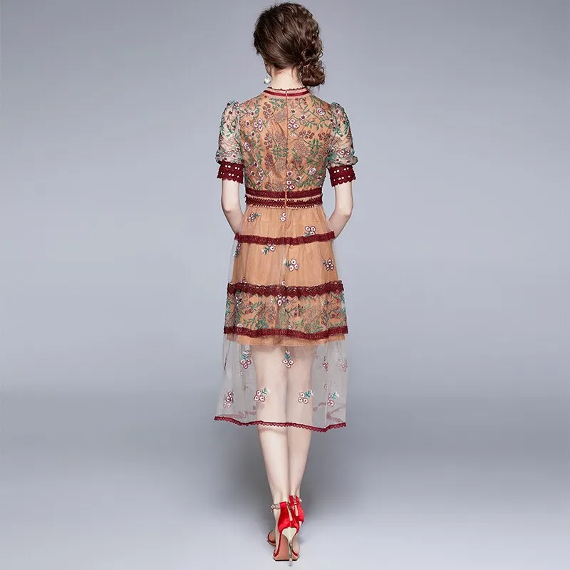 Fashion Lace Elegant Sexy Party Dress