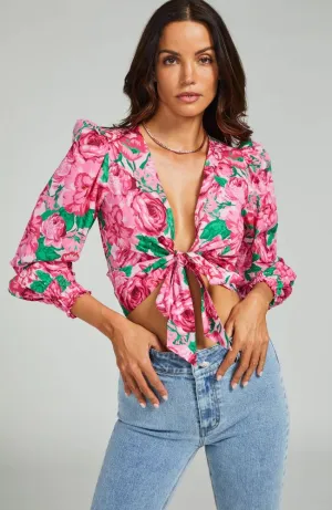 Francis Floral Poplin Top