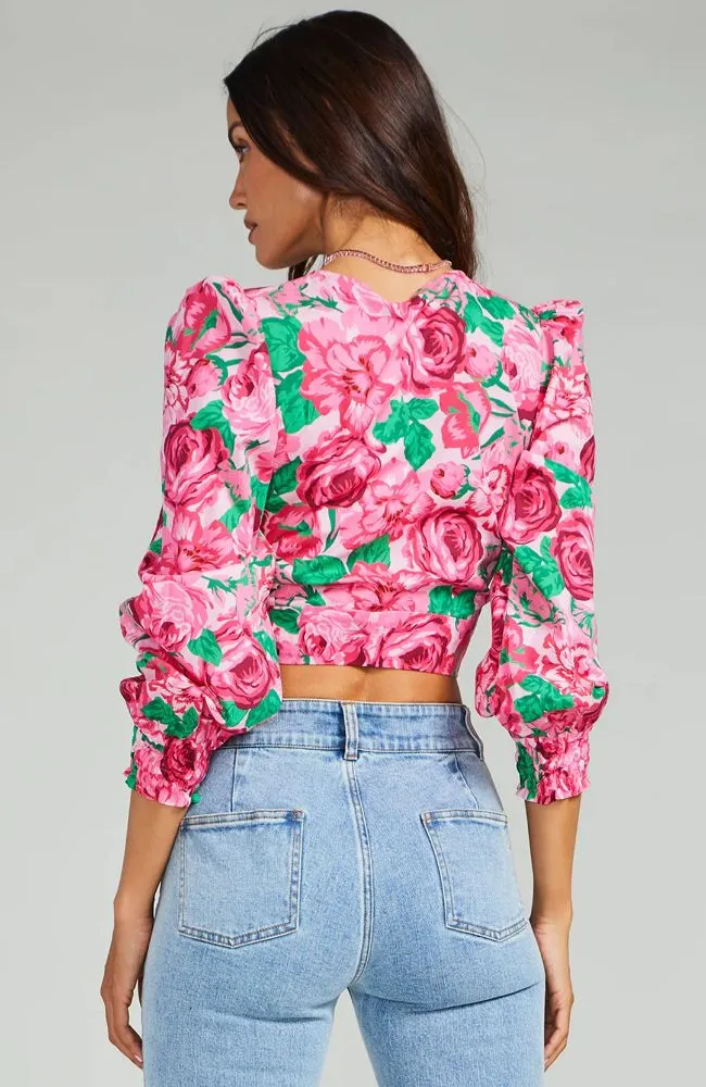 Francis Floral Poplin Top