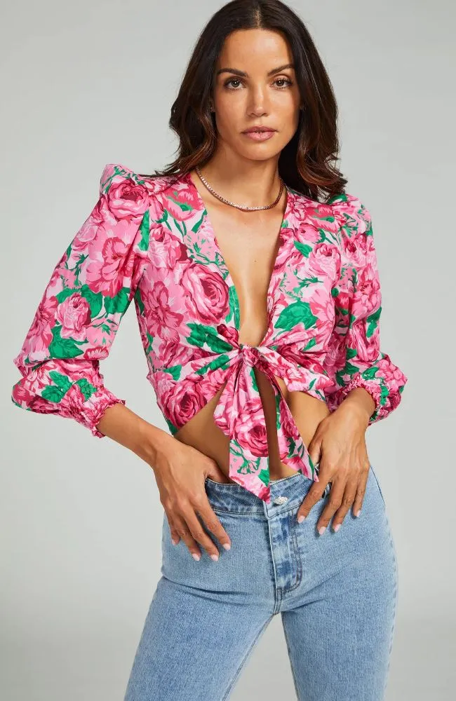 Francis Floral Poplin Top