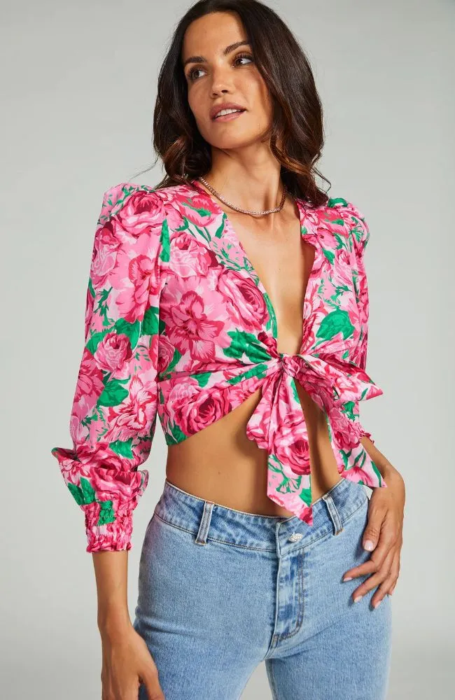 Francis Floral Poplin Top