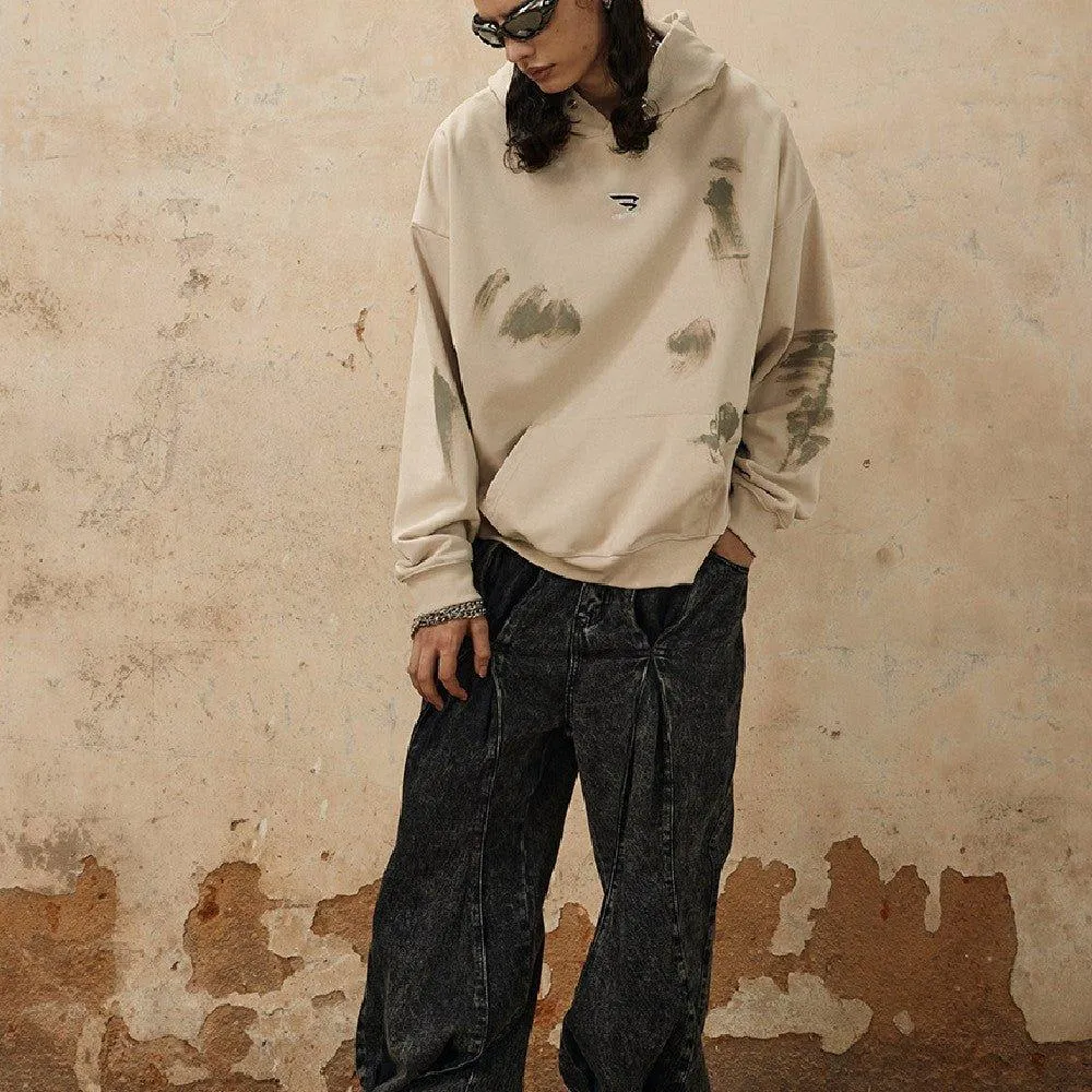 Handmade DIRTY FIT Painting Hoodie