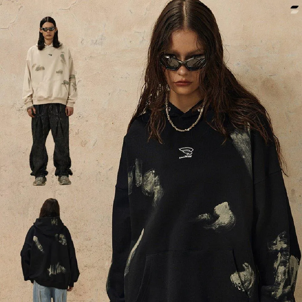 Handmade DIRTY FIT Painting Hoodie