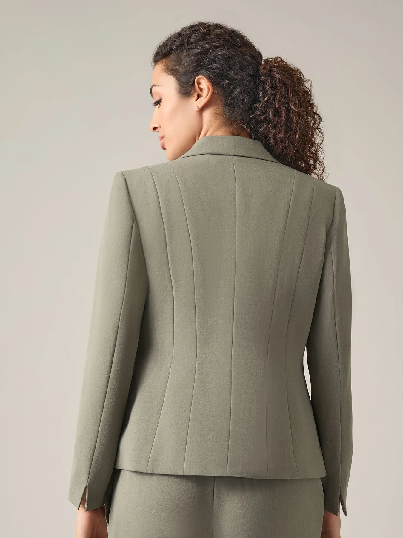 Holly Jacket, Iconic Stretch Crepe