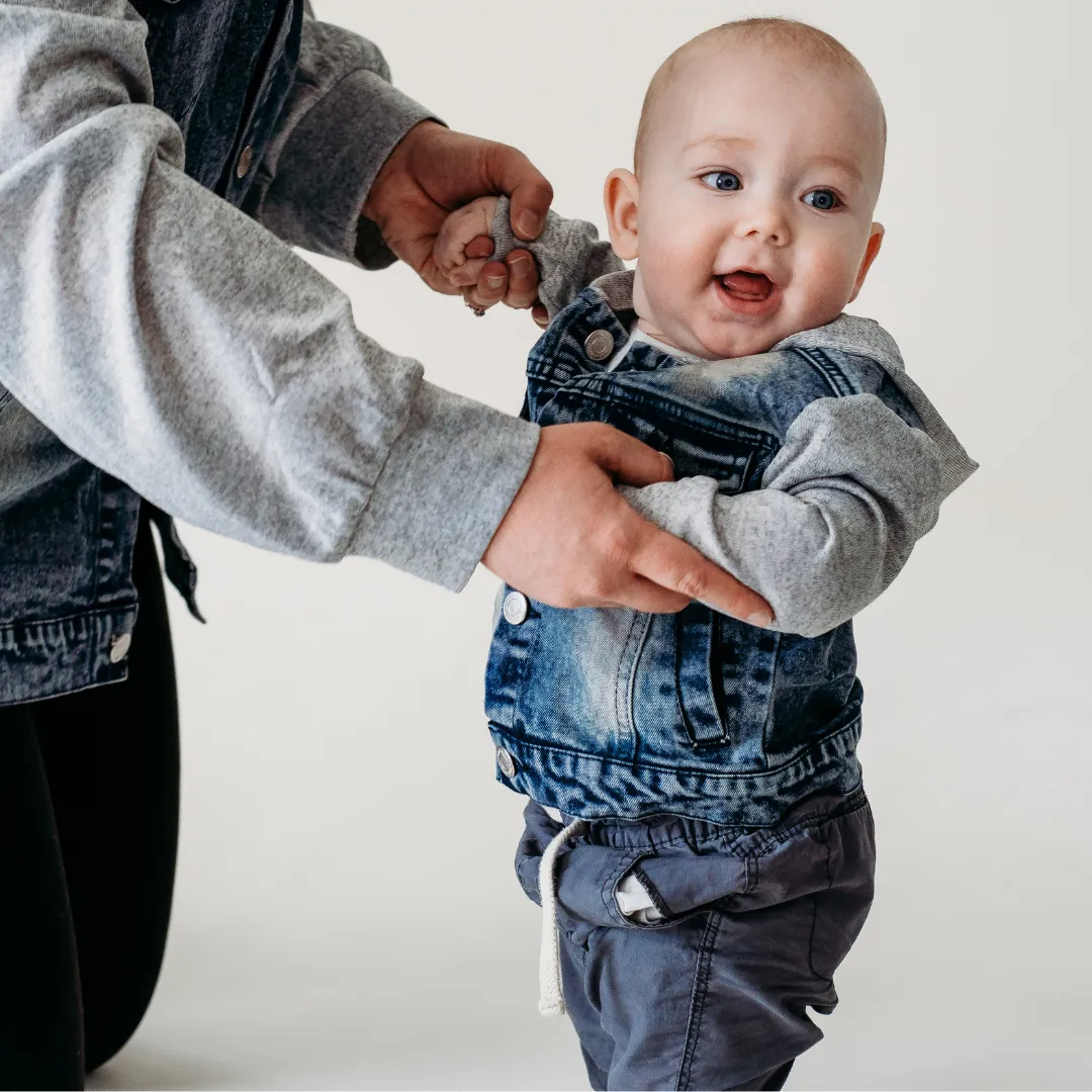 Hooded Denim Jacket - Infant