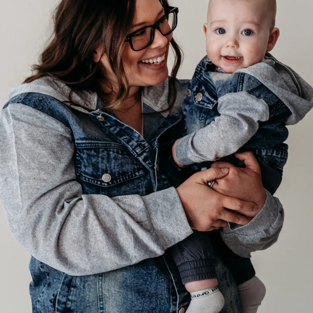 Hooded Denim Jacket - Infant