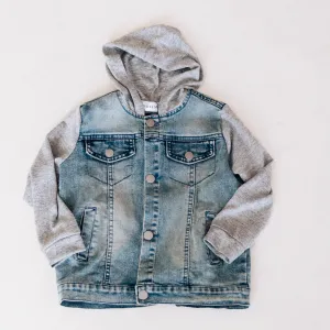 Hooded Denim Jacket - Infant