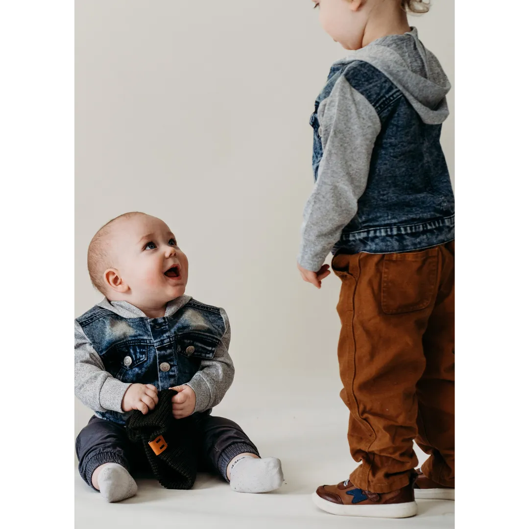 Hooded Denim Jacket - Infant