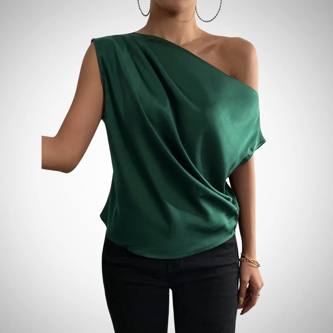 Johanna One-Shoulder Asymmetrical Top