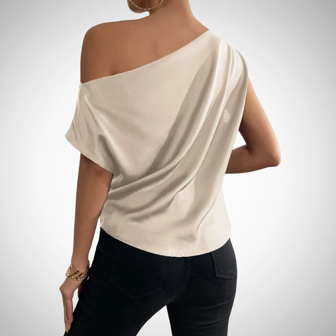 Johanna One-Shoulder Asymmetrical Top