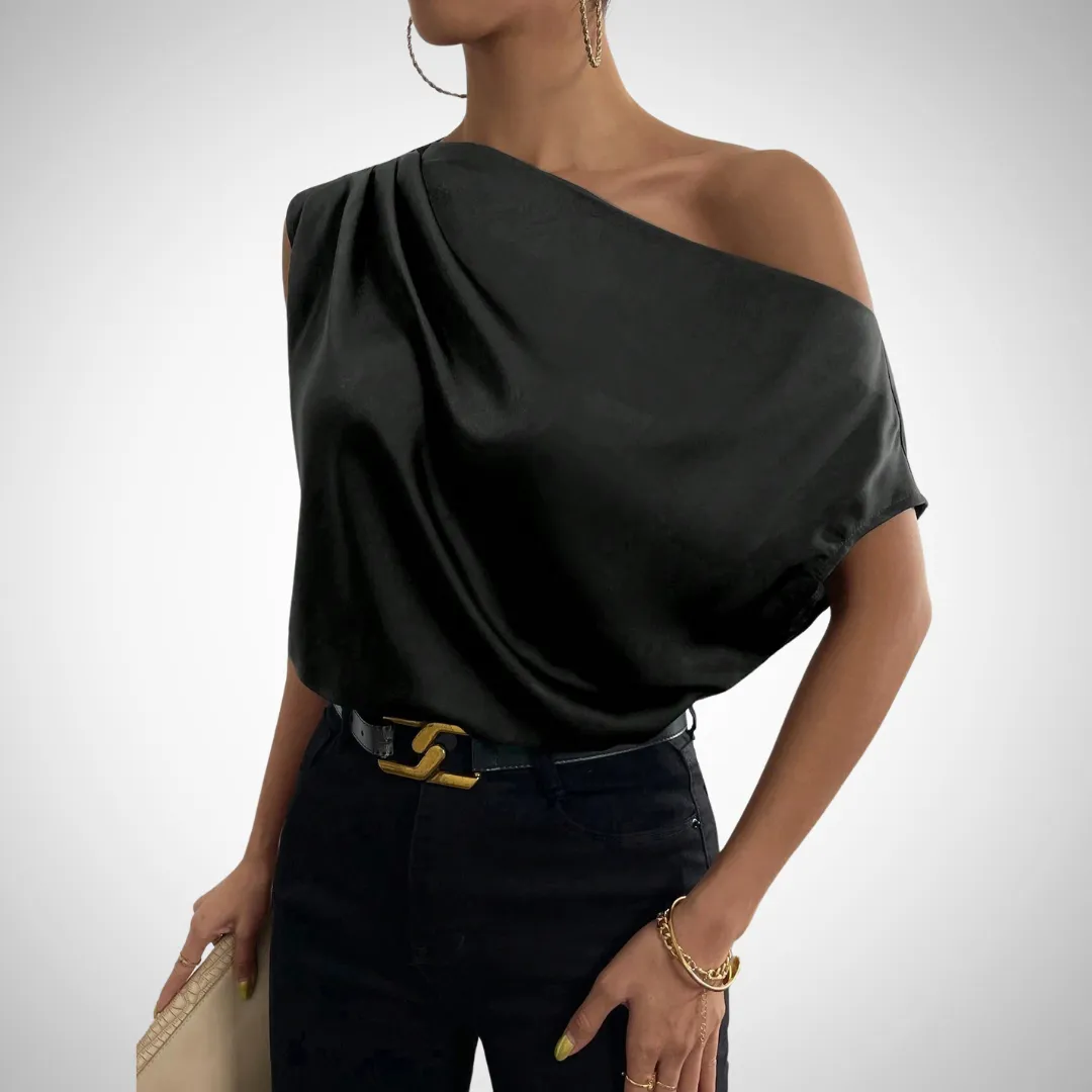 Johanna One-Shoulder Asymmetrical Top