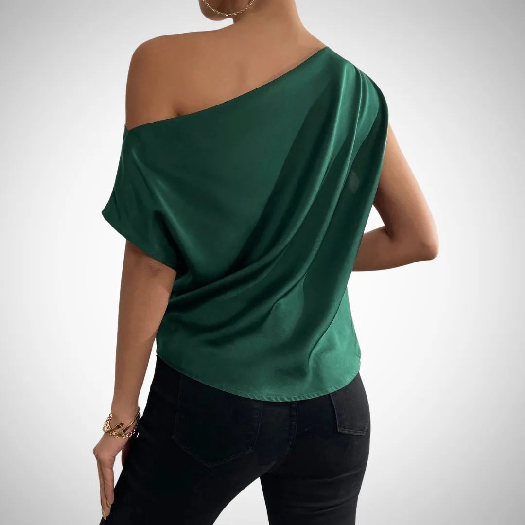 Johanna One-Shoulder Asymmetrical Top