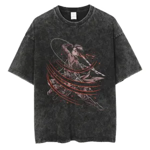 [KUJO] "Captain V2" Vintage Oversized T Shirt