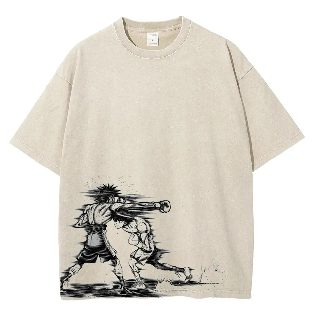 [KUJO] "Counter" Vintage Oversized T Shirt