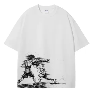 [KUJO] "Counter" Vintage Oversized T Shirt