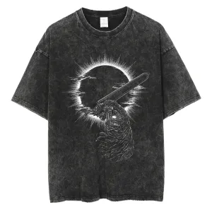 [KUJO] "Eclipse" Vintage Oversized T Shirt