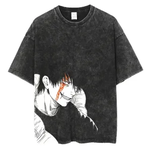 [KUJO] "Toji V3" Vintage Oversized T Shirt