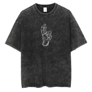 [KUJO] "Void" Vintage Oversized T Shirt