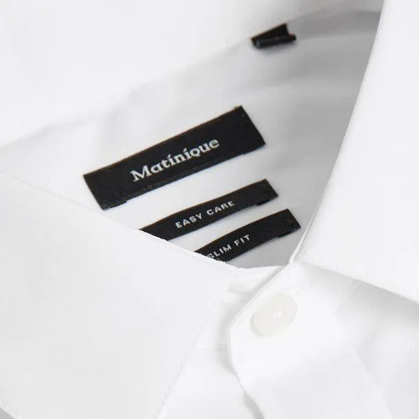 Matinique Robo Plain Shirt White