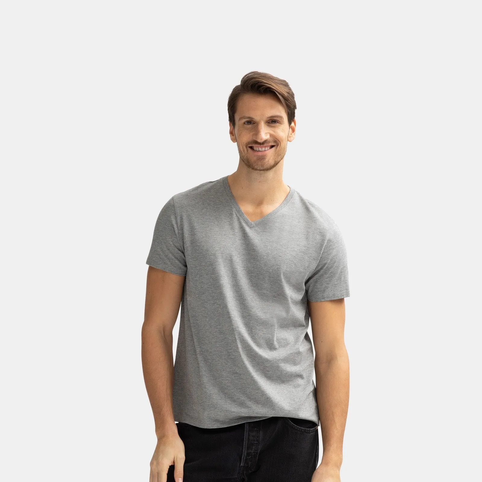 Men's Pima Cotton V-Neck T-Shirt 6-Pack