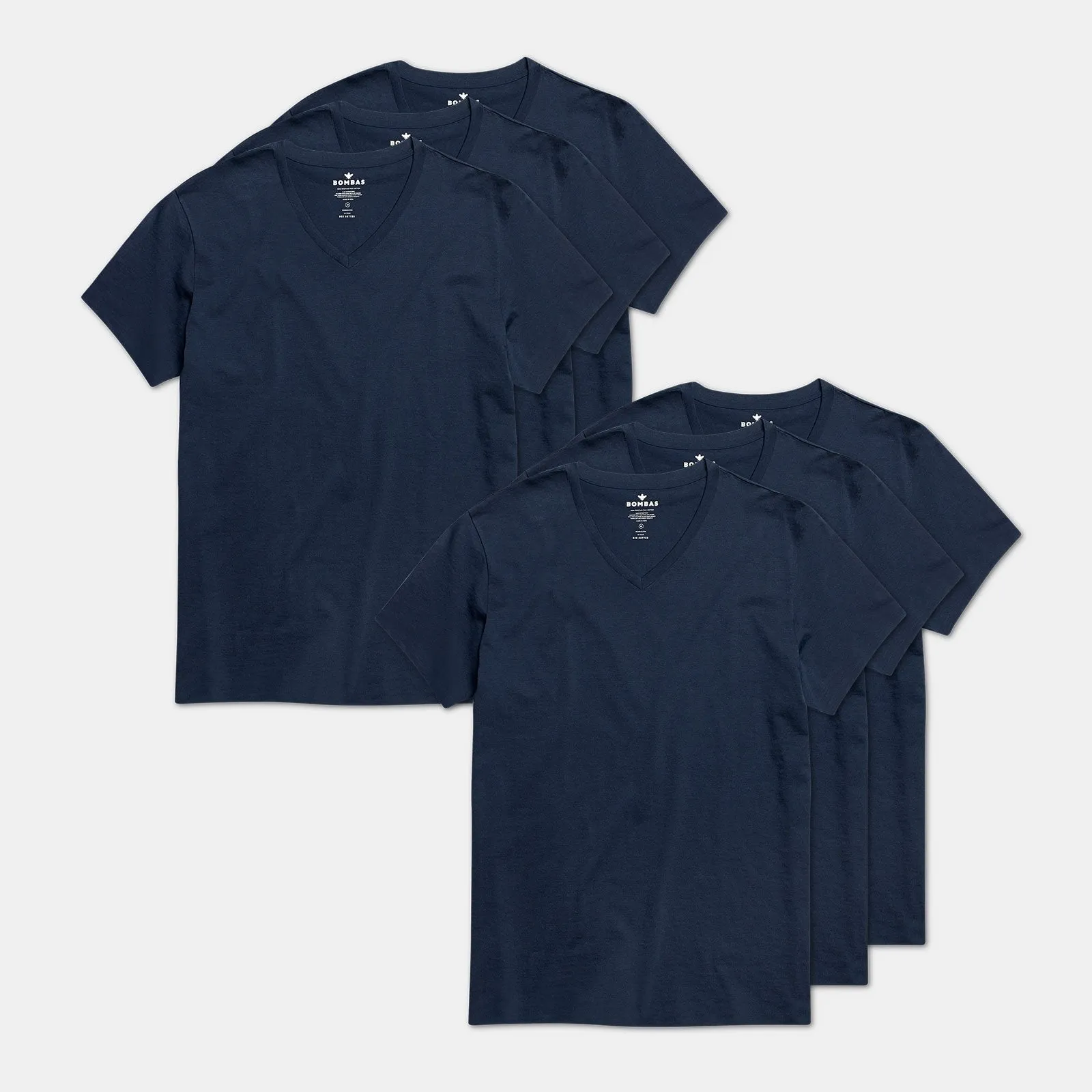 Men's Pima Cotton V-Neck T-Shirt 6-Pack