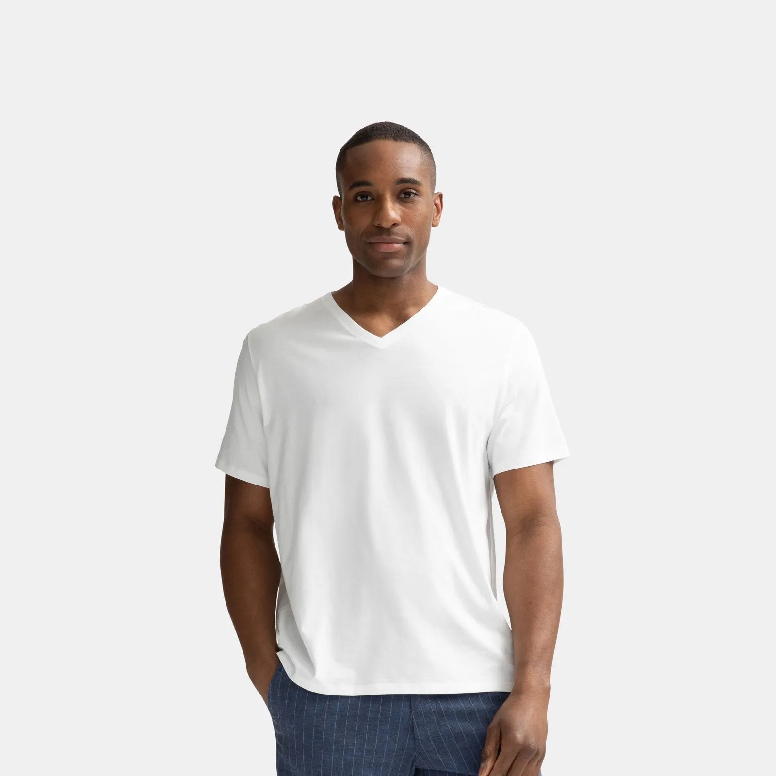 Men's Pima Cotton V-Neck T-Shirt 6-Pack