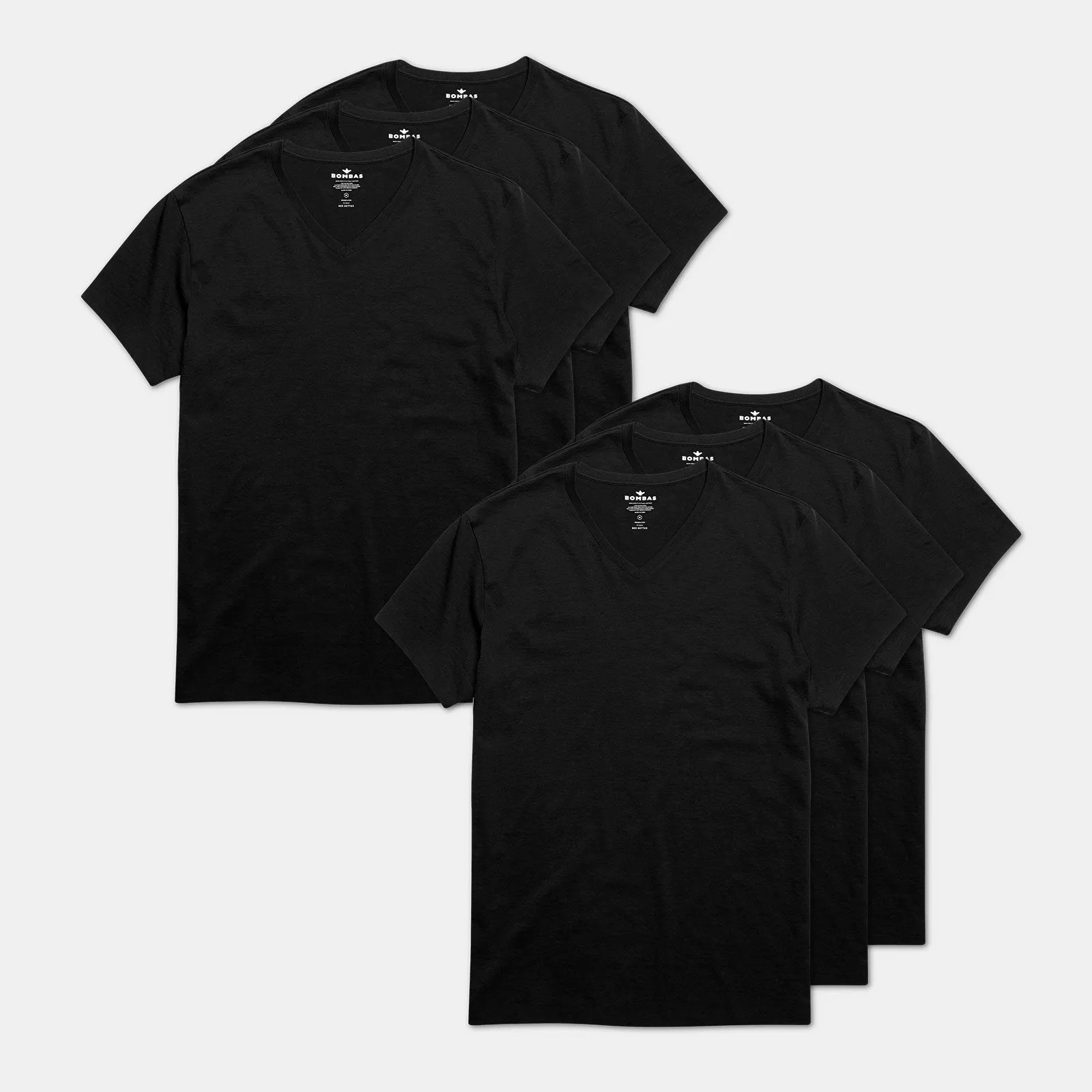 Men's Pima Cotton V-Neck T-Shirt 6-Pack