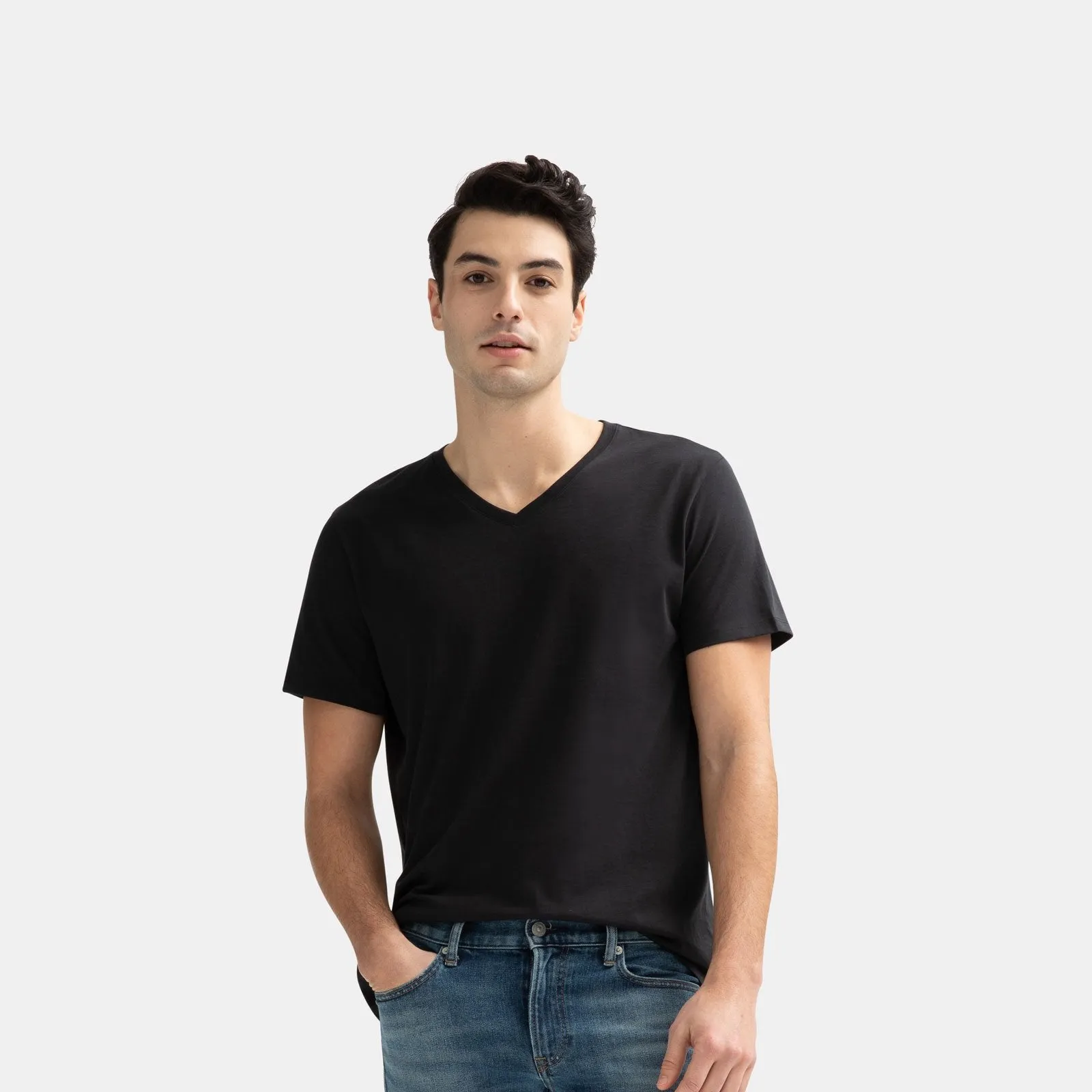 Men's Pima Cotton V-Neck T-Shirt 6-Pack