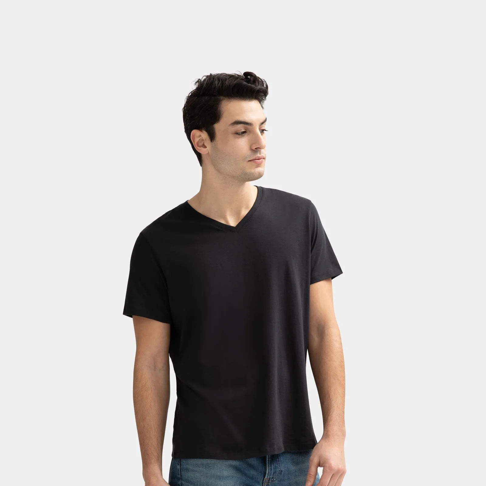 Men's Pima Cotton V-Neck T-Shirt 6-Pack