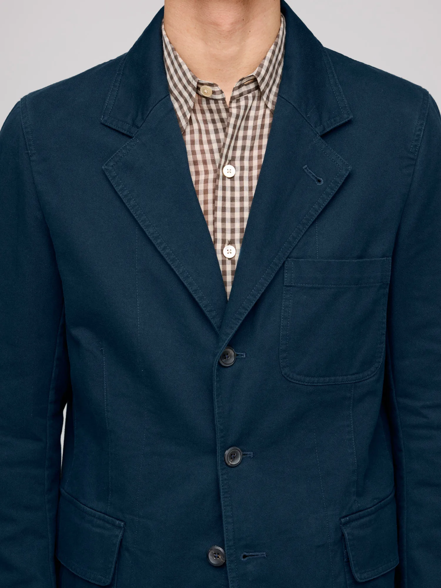 MKI Vintage Wash Games Blazer, Navy